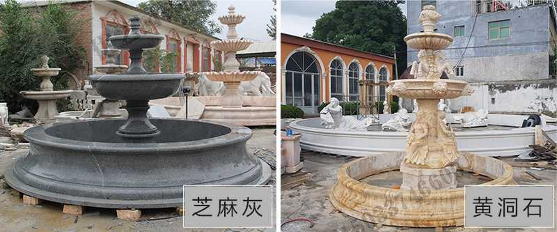 大型花崗巖噴泉定做材質 大型花崗巖噴泉定做材質